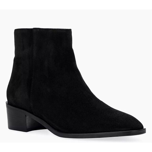 Aquatalia Reeta Suede Ankle Boots in Black NWOB Size 11 - Picture 1 of 7